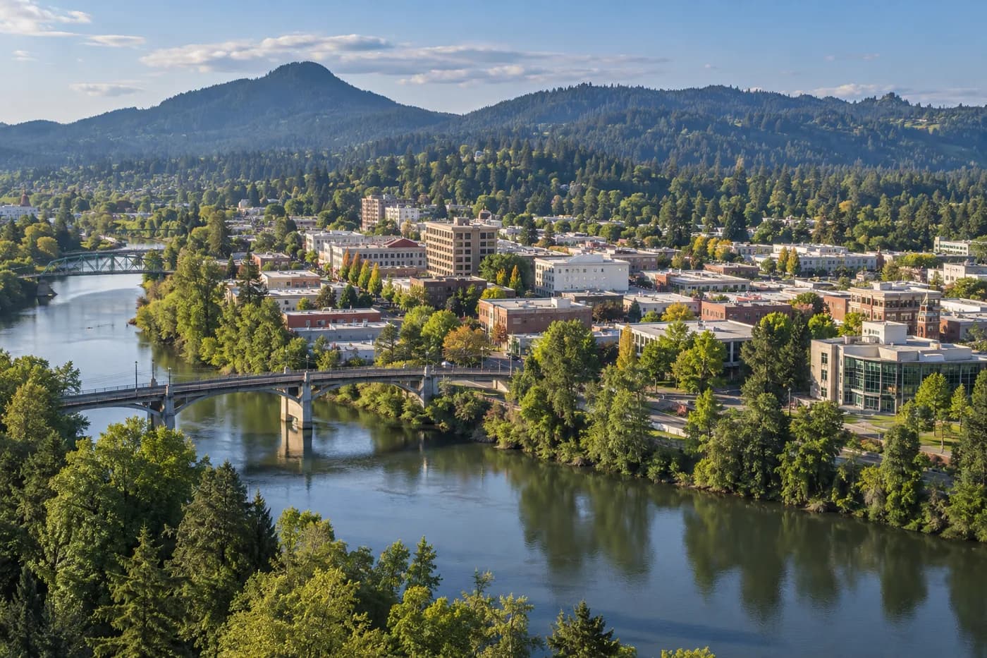 Springfield, Oregon cityscape