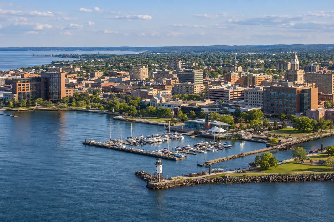 Erie, Pennsylvania cityscape