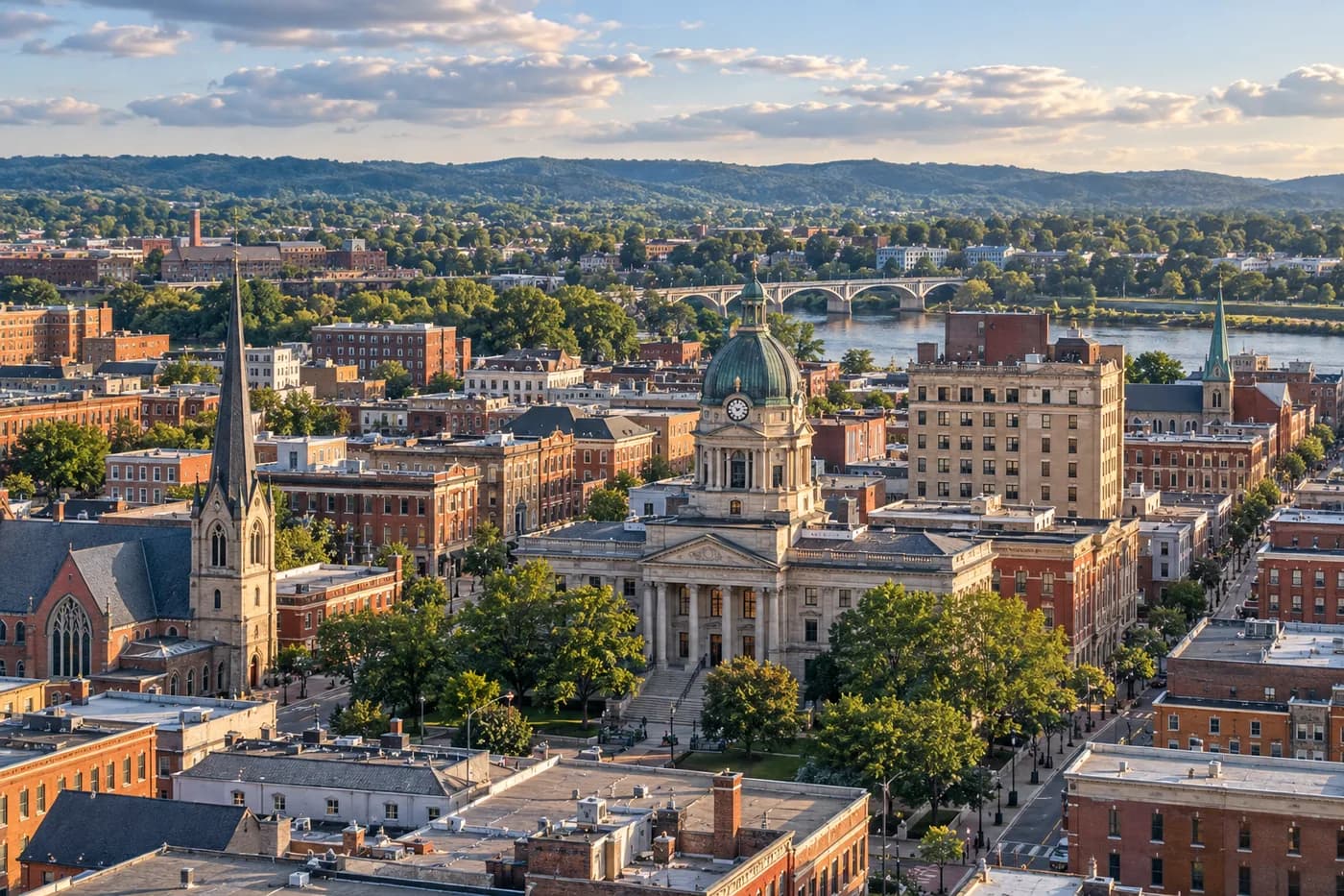 York, Pennsylvania cityscape