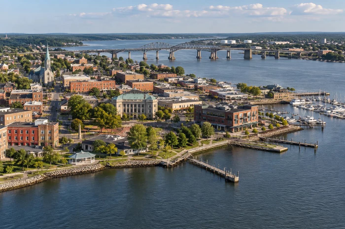 East Providence, Rhode Island cityscape