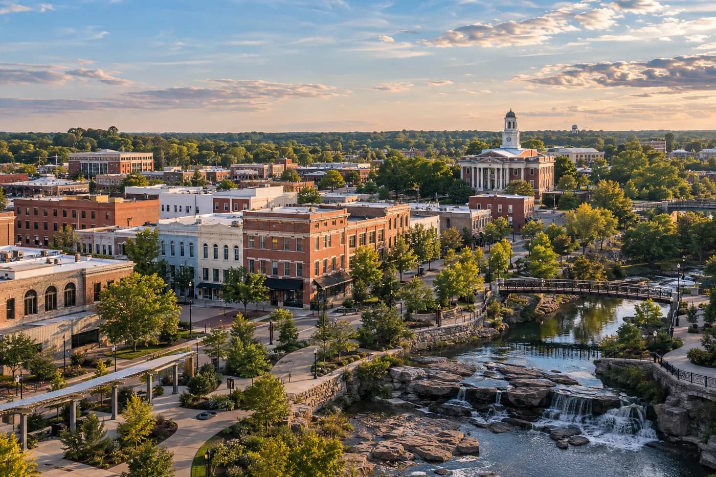 Rock Hill, South Carolina cityscape
