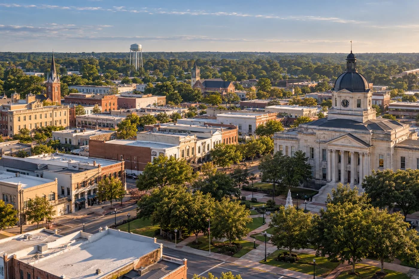 Sumter, South Carolina cityscape