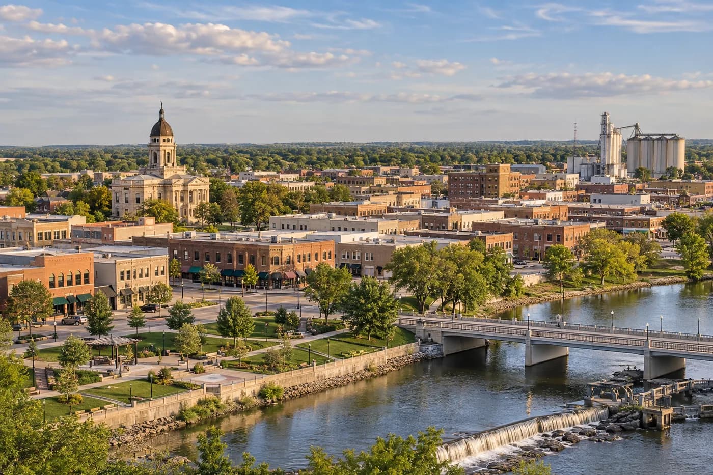 Mitchell, South Dakota cityscape