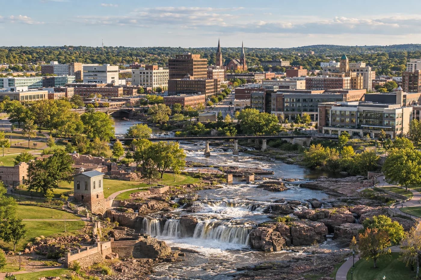 Sioux Falls, South Dakota cityscape