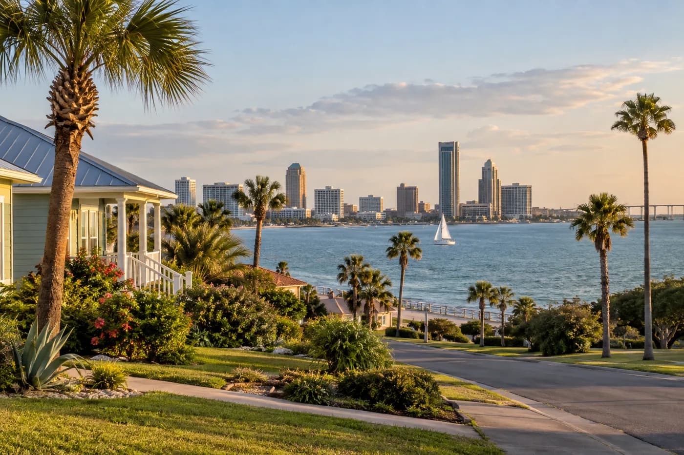 Corpus Christi, Texas cityscape