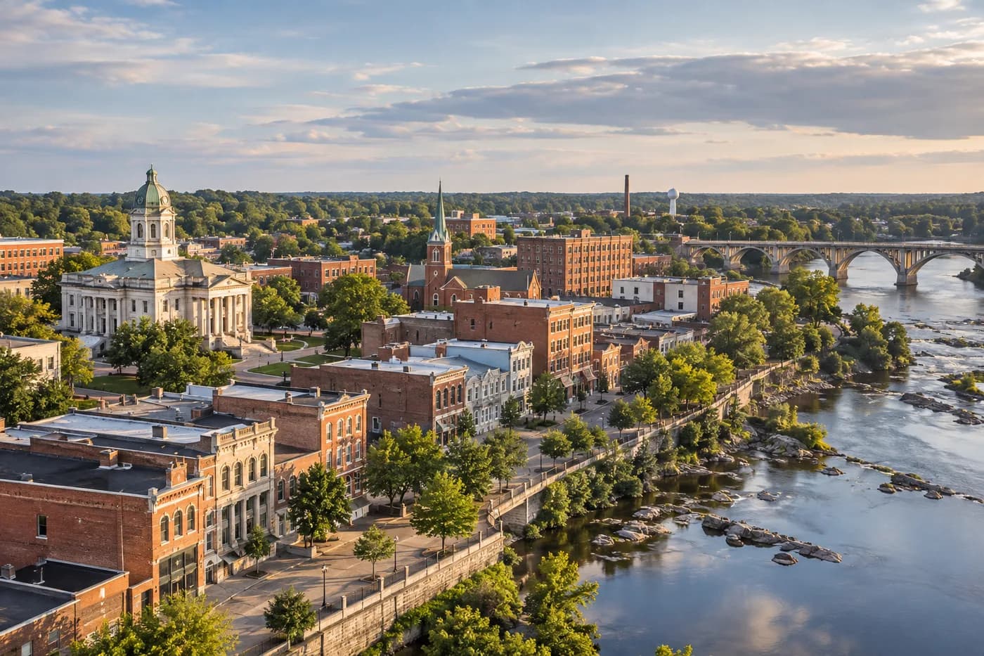 Petersburg, Virginia cityscape