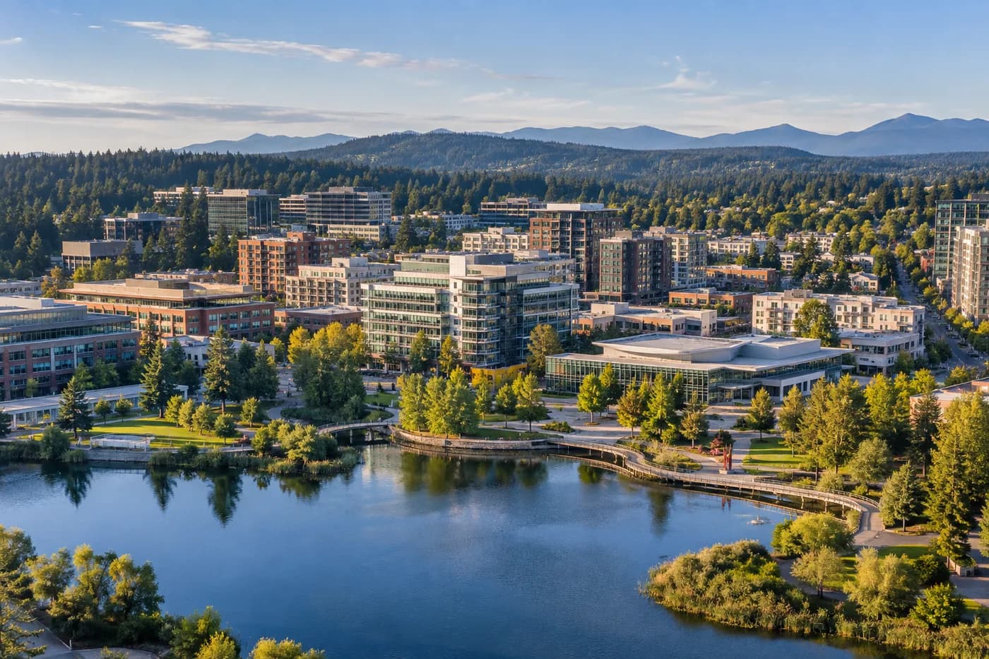 Redmond, Washington cityscape