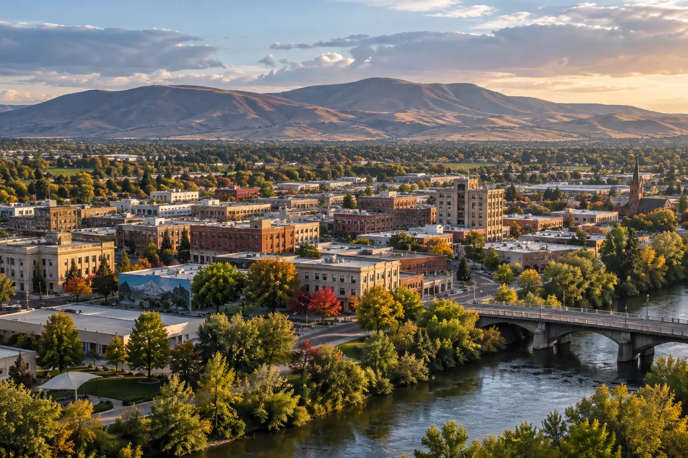 Yakima, Washington cityscape