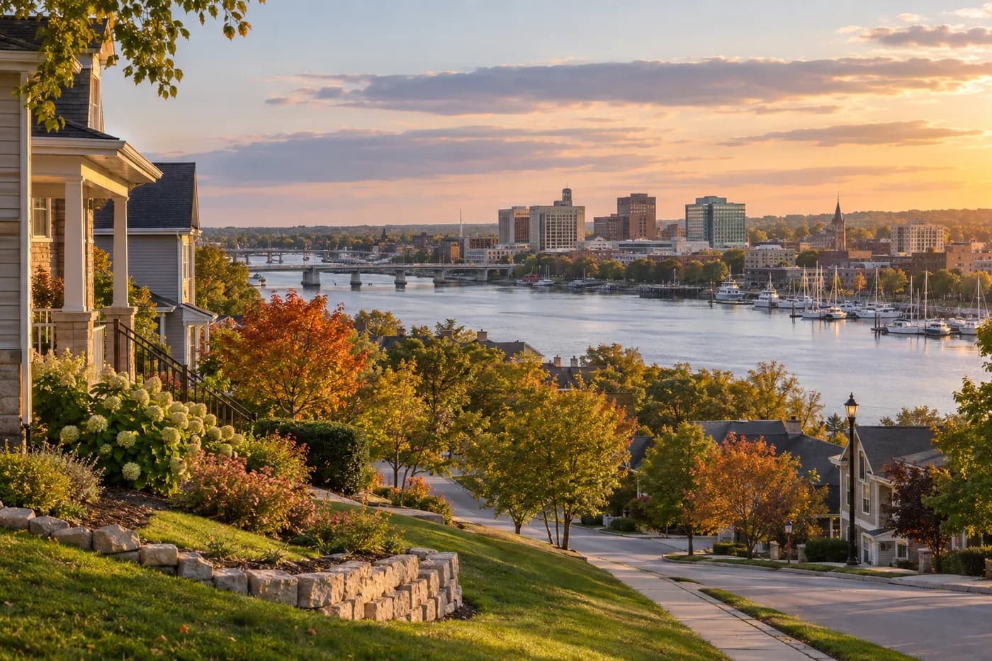 Green Bay, Wisconsin cityscape