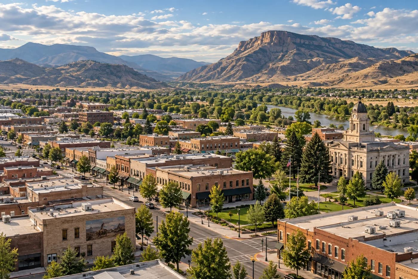Cody, Wyoming cityscape